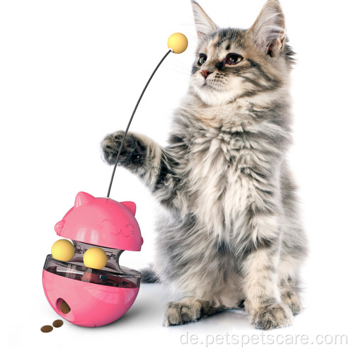 ABS interaktives Haustierspielzeug Cat Slow Feeder Ball